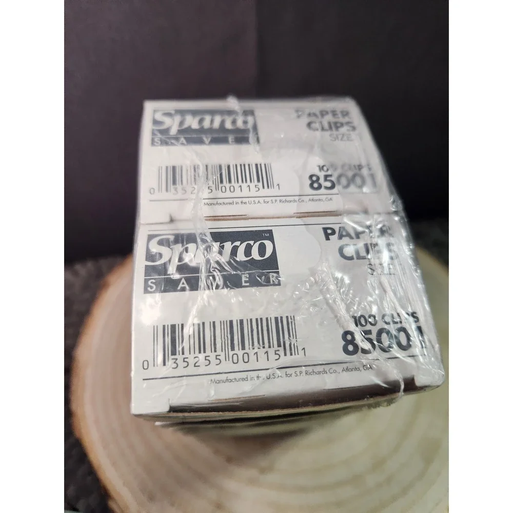 Sparco Saver Brand SPR85001‎ Paper Clip (1000 Count) 10 Boxes-100 Ea (PN# 29594)